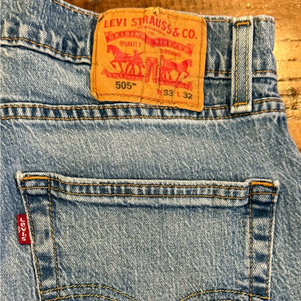 Levi’s 505 Vintage Regular Fit Jeans Men’s 33x30 Classic Medium Wash Denim